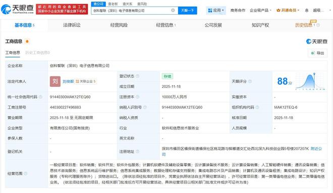 招商創(chuàng)科加碼電子信息賽道 深圳新設(shè)億元級(jí)軟硬件公司